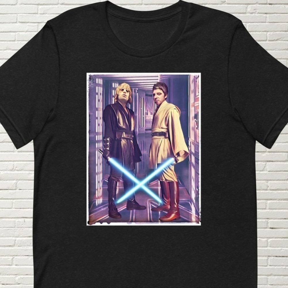 Gallagher Jedi Unisex T-Shirt Oasis Britpop Star Wars